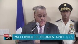 PM Conille Retounen An Ayiti