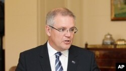 Bộ trưởng Tài chính Australia Scott Morrison.