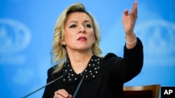 Người phát ngôn Bộ Ngoại giao Nga Maria Zakharova.