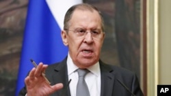 Ngoại trưởng Nga Sergey Lavrov.