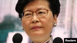 Trưởng đặc khu Carrie Lam.