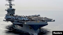 Tàu sân bay USS Theodore Roosevelt (CVN71) tại Biển A rập năm 2015