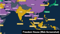 Việt Nam nằm trong nhóm các quốc gia không có tự do internet, dẫn đầu là Trung Quốc, theo đánh giá của Freedom House trong một báo cáo mới được đưa ra trong tháng này.