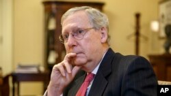 Thượng Nghị sĩ Mitch McConnell, lãnh đạo phe đa số tại Thượng viện Hoa Kỳ.