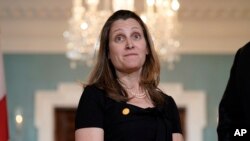 Bộ trưởng Tài chính Canada Chrystia Freeland.