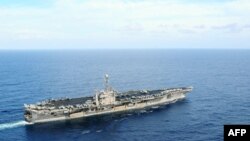 Hàng không mẫu hạm USS Geoge Washington đến Việt Nam để kỷ niệm 15 năm bình thường hóa quan hệ ngoại giao giữa 2 nước