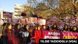 25 Kasım Kadına Yöneliklik Şiddetle Mücadele Günü çerçevesinde kadınlar eylem çağrısı yaptı