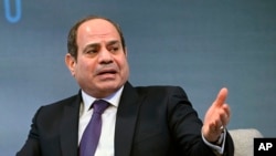 Tổng thống Ai Cập Abdel Fattah al-Sisi.