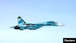 Máy bay SU-27 của Nga được cho là đã vi phạm không phận Phần Lan gần khu vực Porvoo, Phần Lan, sớm ngày 07 tháng 10 năm 2016. 